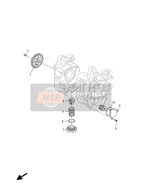 Yamaha YP125RA 2013 Oil Pump for a 2013 Yamaha YP125RA